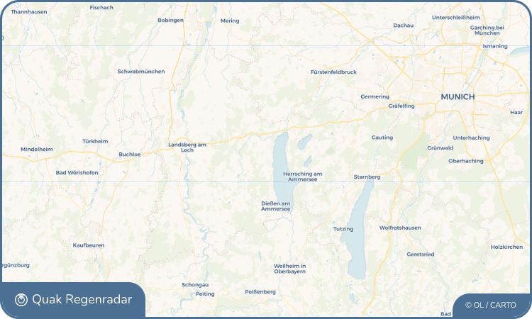 Quak Regenradar-Widget Utting am Ammersee