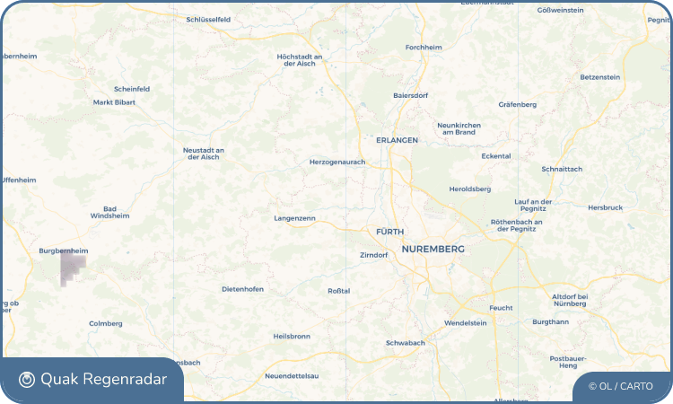 Regenradar-Widget für Veitsbronn