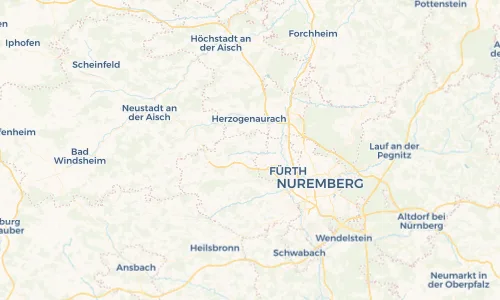Regenradar Vorschaubild - Aktuelle Niederschläge in Veitsbronn und Umgebung