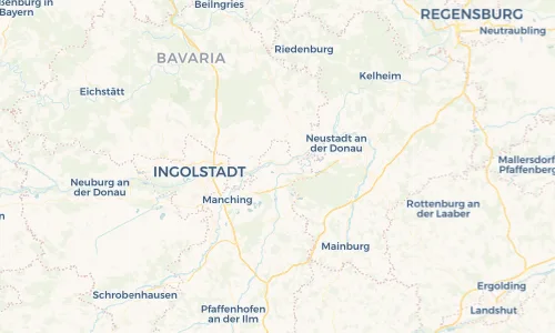 Regenradar Vorschaubild - Aktuelle Niederschläge in Vohburg an der Donau und Umgebung