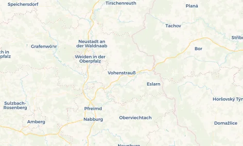 Regenradar Vorschaubild - Aktuelle Niederschläge in Vohenstrauß und Umgebung
