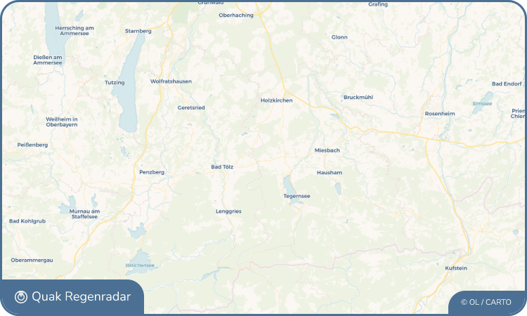Quak Regenradar-Widget Waakirchen