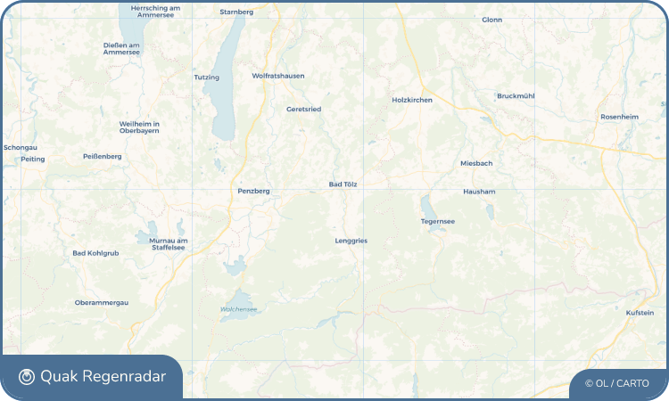 Quak Regenradar-Widget Wackersberg