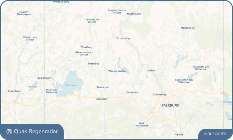 Quak Regenradar-Widget Waging am See
