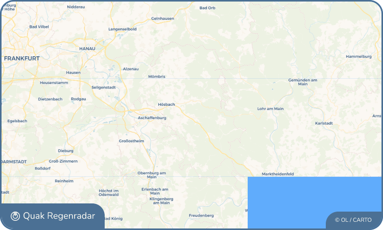Quak Regenradar-Widget Waldaschaff