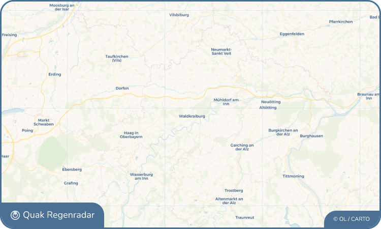 Quak Regenradar-Widget Waldkraiburg