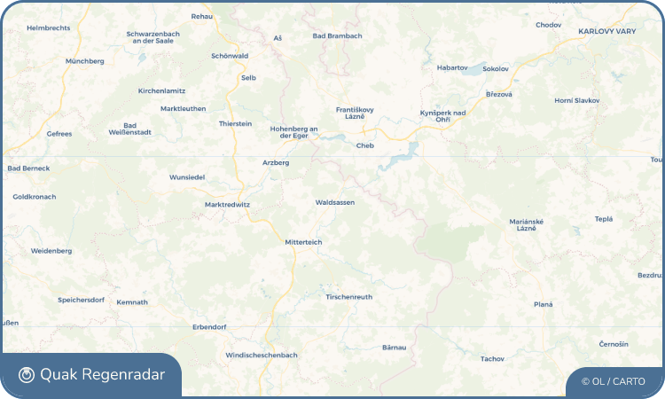 Quak Regenradar-Widget Waldsassen