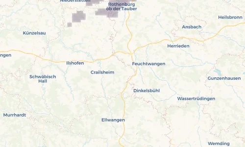 Regenradar Vorschaubild - Aktuelle Niederschläge in Waldtann und Umgebung