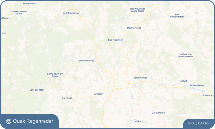 Regenradar-Widget für Wasserlosen
