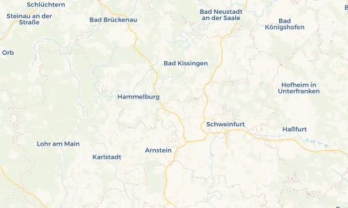 Regenradar Vorschaubild - Aktuelle Niederschläge in Wasserlosen und Umgebung