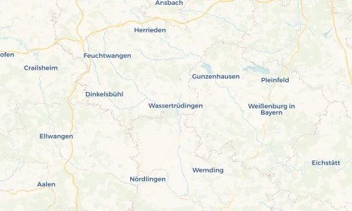 Regenradar Vorschaubild - Aktuelle Niederschläge in Wassertrüdingen und Umgebung