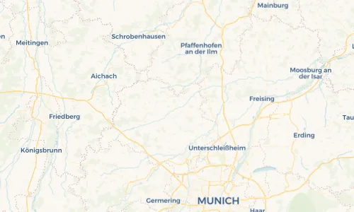 Regenradar Vorschaubild - Aktuelle Niederschläge in Weichs und Umgebung
