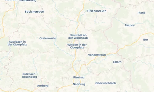 Regenradar Vorschaubild - Aktuelle Niederschläge in Weiden in der Oberpfalz und Umgebung