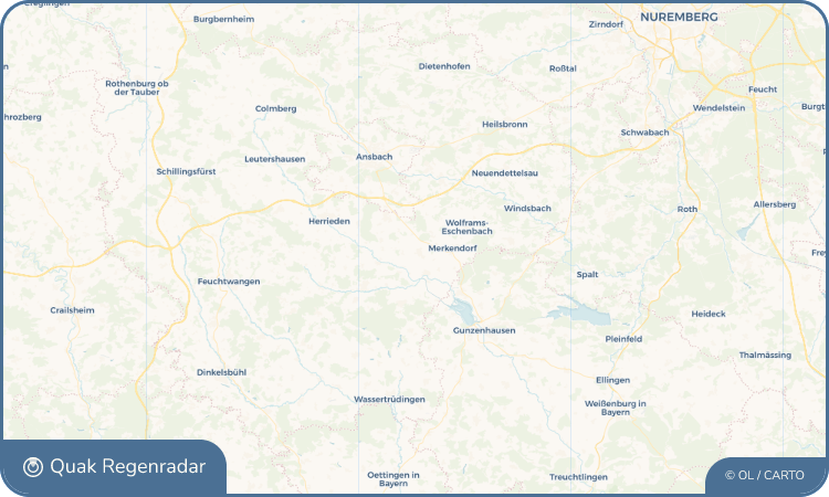 Quak Regenradar-Widget Weidenbach