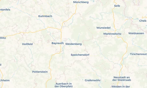 Regenradar Vorschaubild - Aktuelle Niederschläge in Weidenberg und Umgebung