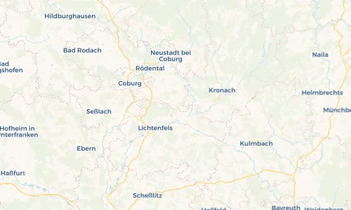 Regenradar Vorschaubild - Aktuelle Niederschläge in Weidhausen bei Coburg und Umgebung