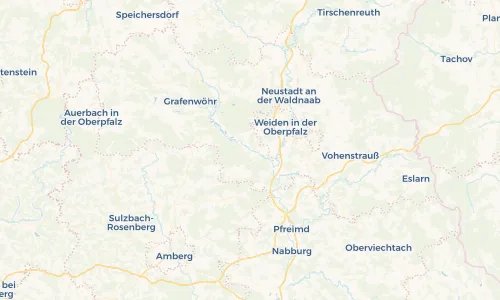 Regenradar Vorschaubild - Aktuelle Niederschläge in Weiherhammer und Umgebung