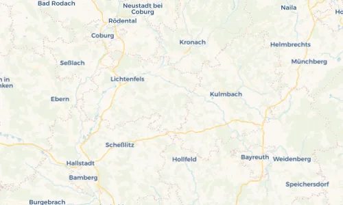 Regenradar Vorschaubild - Aktuelle Niederschläge in Weismain und Umgebung