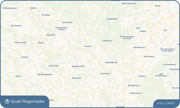 Quak Regenradar-Widget Weißenbrunn