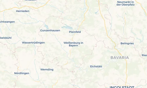 Regenradar Vorschaubild - Aktuelle Niederschläge in Weißenburg in Bayern und Umgebung