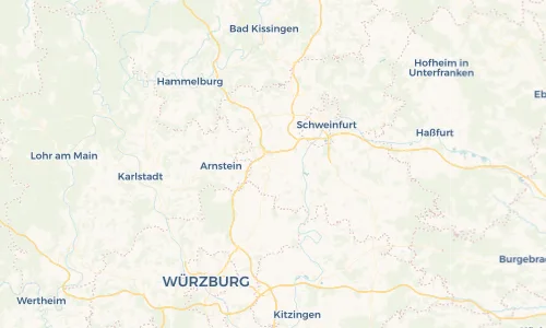 Regenradar Vorschaubild - Aktuelle Niederschläge in Werneck und Umgebung
