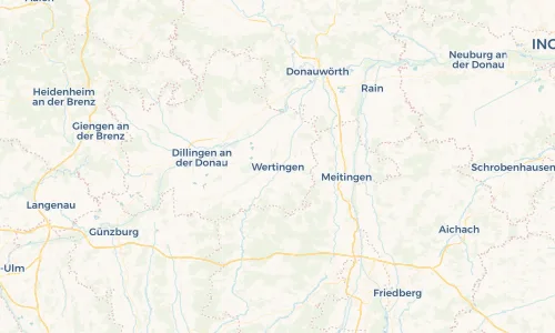 Regenradar Vorschaubild - Aktuelle Niederschläge in Wertingen und Umgebung