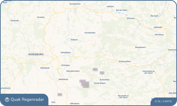 Quak Regenradar-Widget Wiesentheid