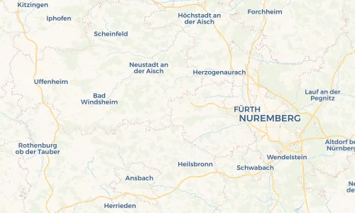 Regenradar Vorschaubild - Aktuelle Niederschläge in Wilhermsdorf und Umgebung