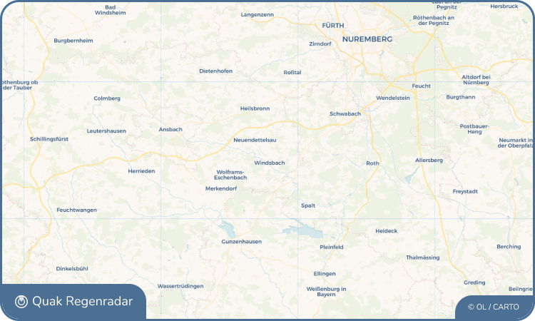 Regenradar-Widget für Windsbach
