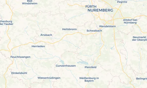 Regenradar Vorschaubild - Aktuelle Niederschläge in Windsbach und Umgebung