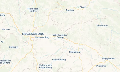 Regenradar Vorschaubild - Aktuelle Niederschläge in Wörth an der Donau und Umgebung