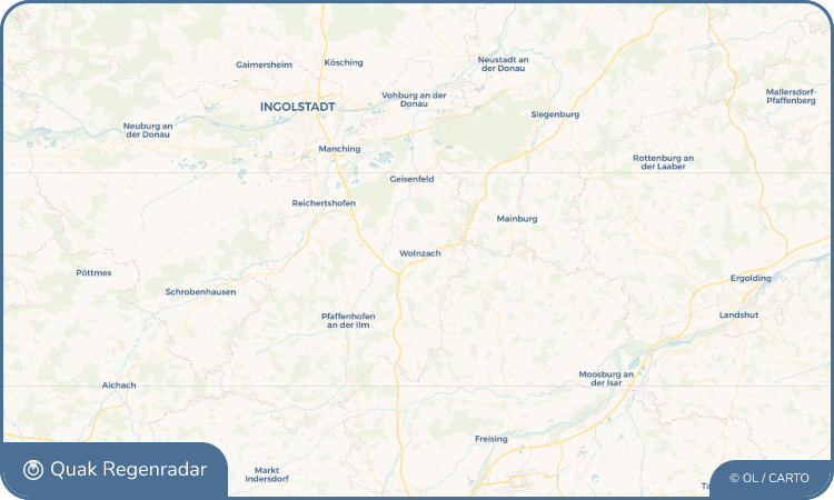 Quak Regenradar-Widget Wolnzach