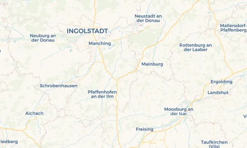 Regenradar Vorschaubild - Aktuelle Niederschläge in Wolnzach und Umgebung