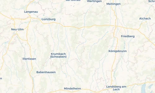 Regenradar Vorschaubild - Aktuelle Niederschläge in Ziemetshausen und Umgebung