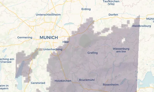 Regenradar Vorschaubild - Aktuelle Niederschläge in Zorneding und Umgebung
