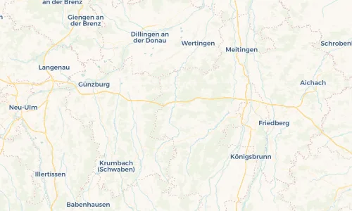 Regenradar Vorschaubild - Aktuelle Niederschläge in Zusmarshausen und Umgebung