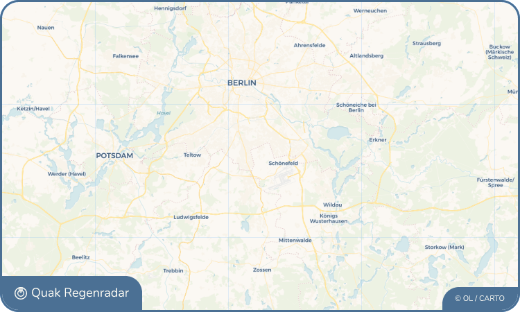 Quak Regenradar-Widget Großziethen