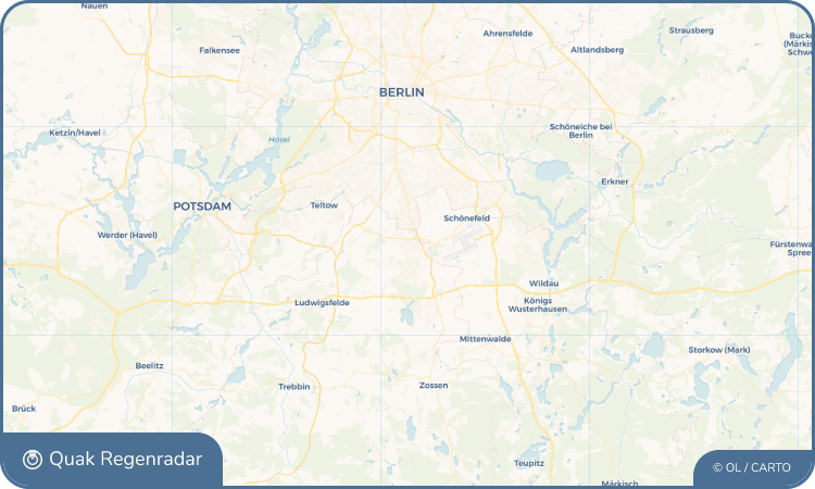 Quak Regenradar-Widget Mahlow