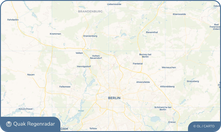 Quak Regenradar-Widget Schildow
