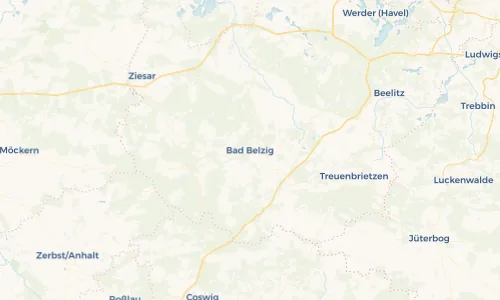 Regenradar Vorschaubild - Aktuelle Niederschläge in Bad Belzig und Umgebung