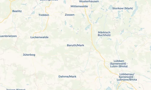 Regenradar Vorschaubild - Aktuelle Niederschläge in Baruth/Mark und Umgebung