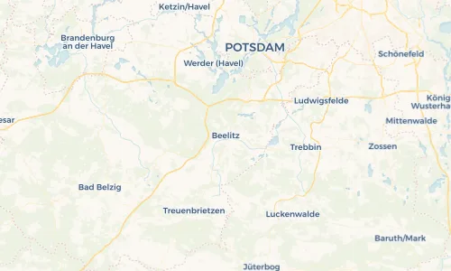 Regenradar Vorschaubild - Aktuelle Niederschläge in Beelitz und Umgebung