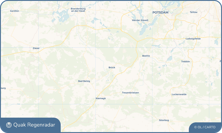 Regenradar-Widget für Brück