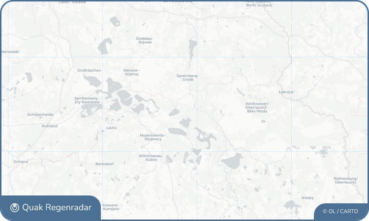 Regenradar-Widget für Burgneudorf - Nowa Wjes