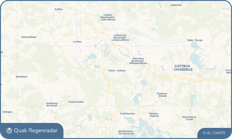 Regenradar-Widget für Calau - Kalawa