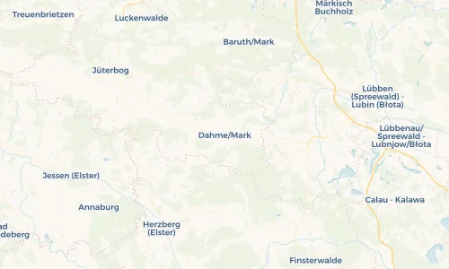 Regenradar Vorschaubild - Aktuelle Niederschläge in Dahme/Mark und Umgebung