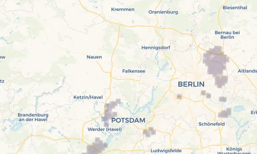 Regenradar Vorschaubild - Aktuelle Niederschläge in Dallgow-Döberitz und Umgebung
