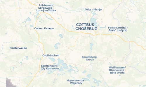Regenradar Vorschaubild - Aktuelle Niederschläge in Drebkau - Drjowk und Umgebung