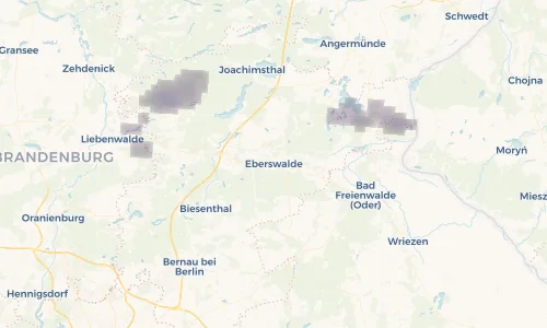 Regenradar Vorschaubild - Aktuelle Niederschläge in Eberswalde und Umgebung