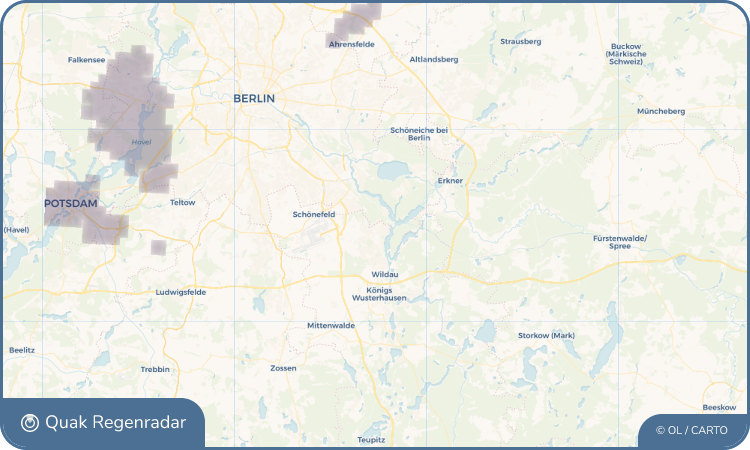 Quak Regenradar-Widget Eichwalde